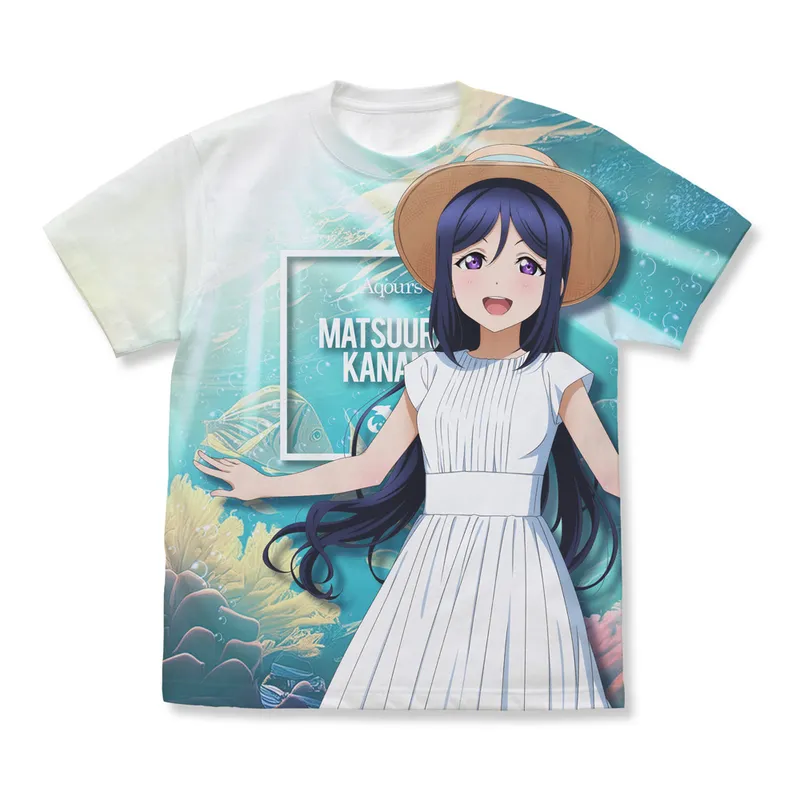 描き下ろし 松浦果南 フルグラフィックTシャツ ソロコンサートver.