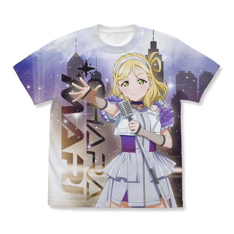 描き下ろし 小原鞠莉 フルグラフィックTシャツ ソロコンサートver.