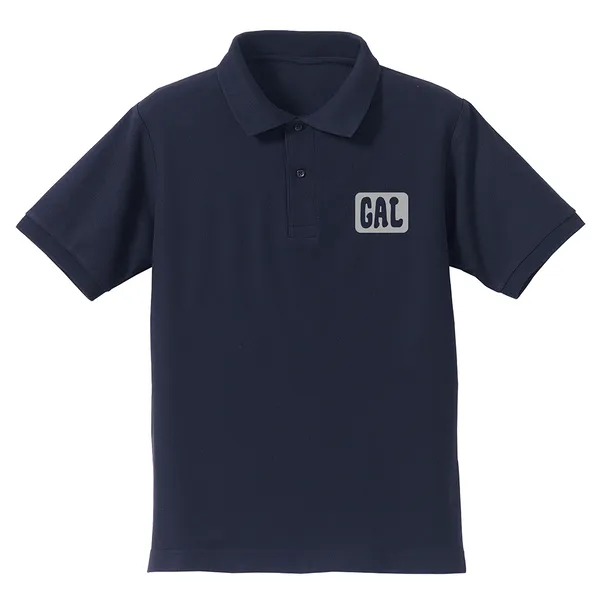 かえでの「GAL」 ポロシャツ NAVY